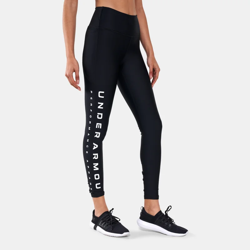 UNDER ARMOUR Women's HG Armour Branded Leggings